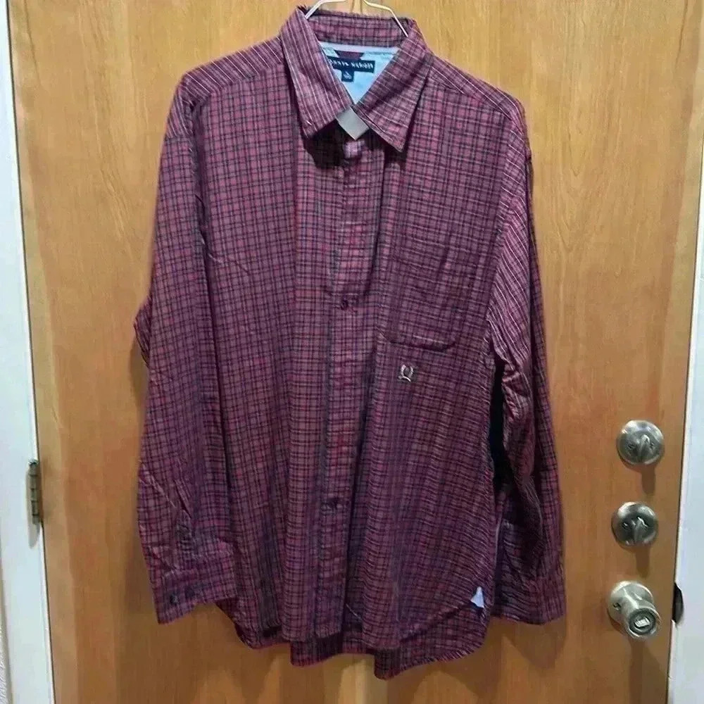 Tommy Hilfiger button-down, long sleeve shirt.